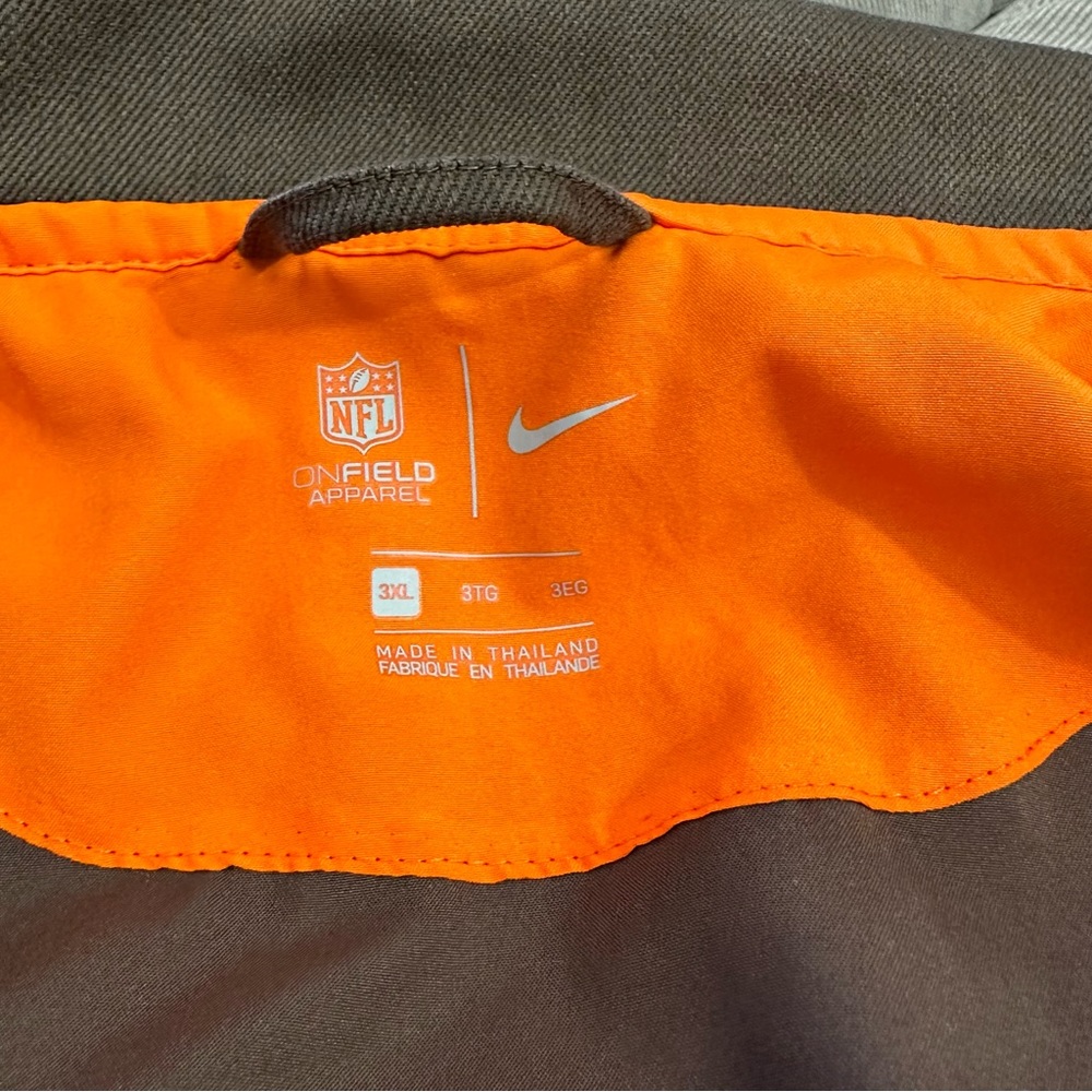 Nike NFL On field New England Patriots Military Support Coat - Swoosh Logo 3XL - Picture 9 of 16